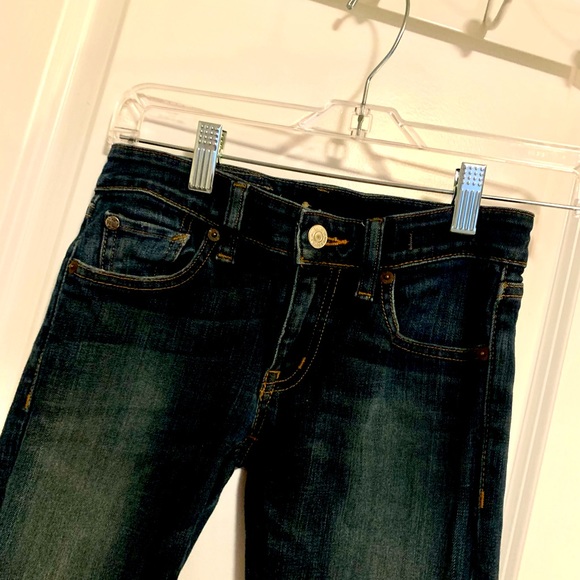 Ralph Lauren ladies skinny jeans size 24x32 medium dark wash like new condition - Picture 2 of 6
